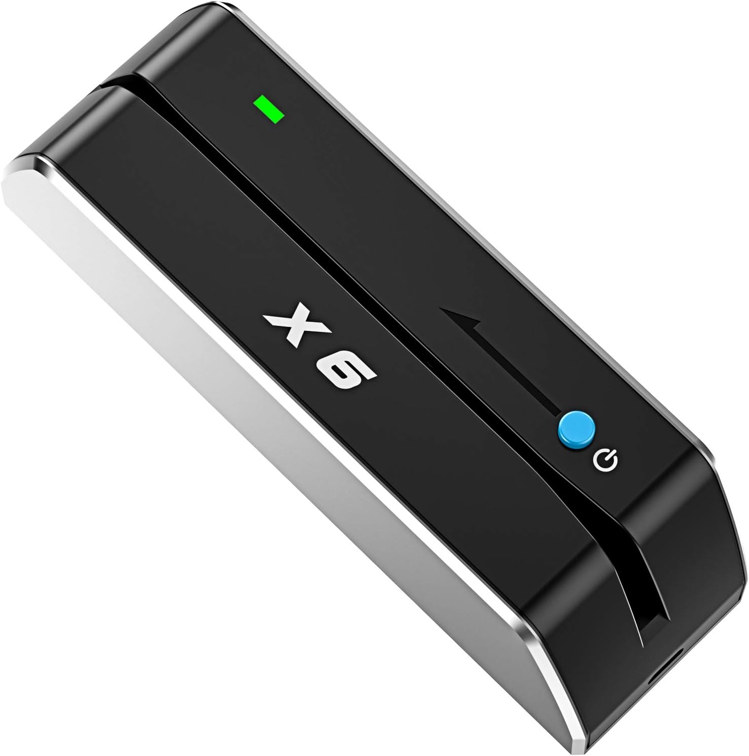 X6 BT Bluetooth Magnetic Card Reader Writer USB 3 Tracks Swipe Encoder