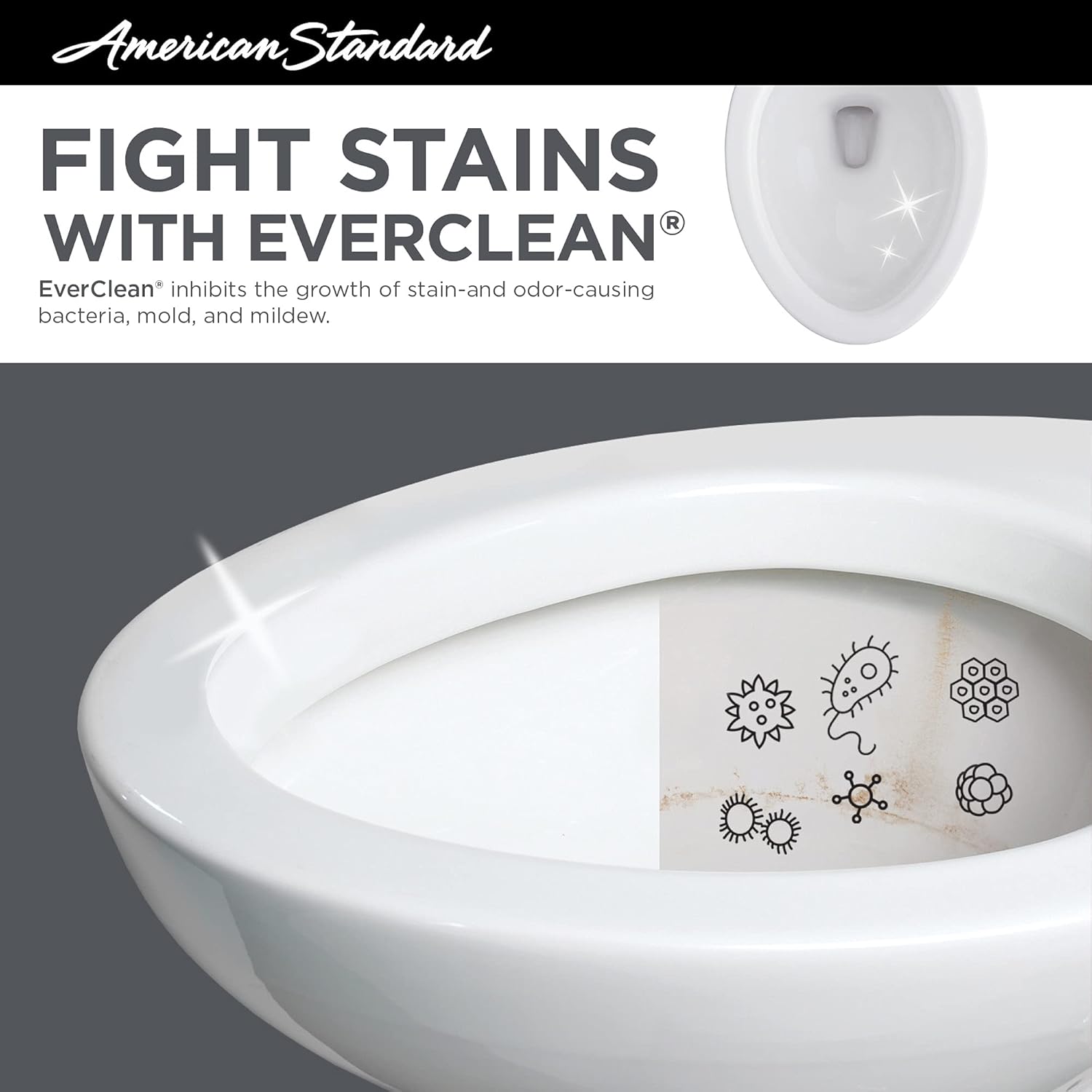 American Standard 215CA004.021 Cadet Pro 1.6 GPF 2-Piece Elongated Toilet with 12-in Rough-in, Bone