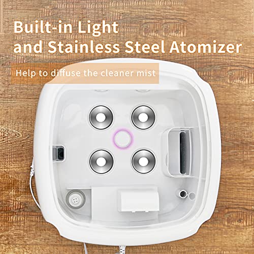 LACIDOLL Humidifiers for Home Large Room Wholehouse Humidifier 3000 sq. ft 5.5 Gal 21L Floor Humidifier 360° Nozzles Cool Mist Ultrasonic Humidifier Output Top Fill Tower Humidifier for Home Office