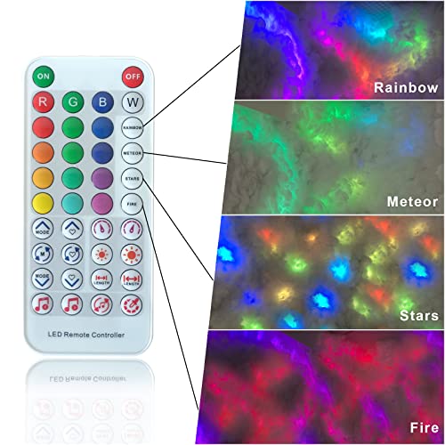 fusehome Cloud Light, Thundercloud LED Light 3D Cotton Lightning Cloud Colorful Atmosphere Night Light, DIY Creative Cloud Lights Gaming Room Club Bar DJ Party Light