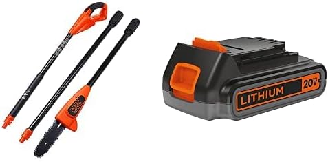 BLACK+DECKER 20V Max Pole Saw, 8-Inch, Cordless (LPP120)