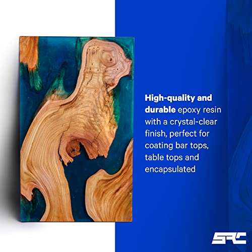 Specialty Resin & Chemical Epox-It 80 (2 Gal) Clear Epoxy Resin Kit for Beginners & Experts| Clear Epoxy Coating for Bar Top, Countertop, Tabletop| Crystal Clear formula for Jewelry, Art, & Laminating