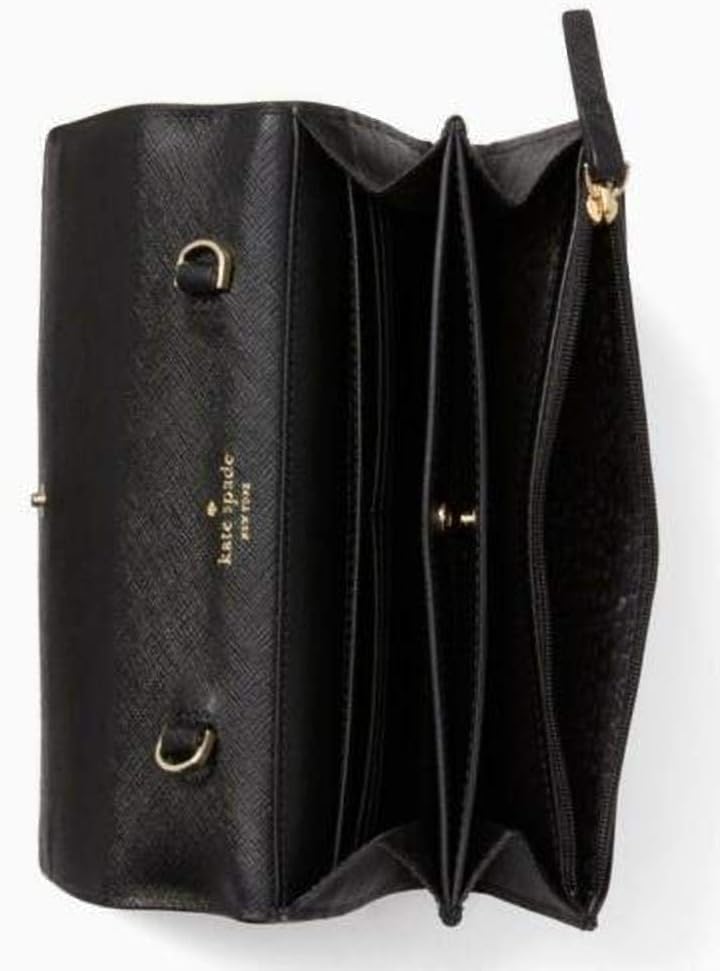 Kate Spade New York Summer Laurel Way Jeweled Small Crossbody Bag in Black