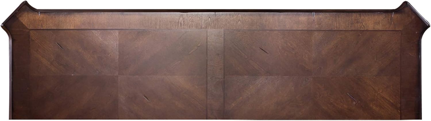Liberty Furniture Industries Arbor Place 8 Drawer Double Dresser, 68" x 19" x 40", Brownstone Finish