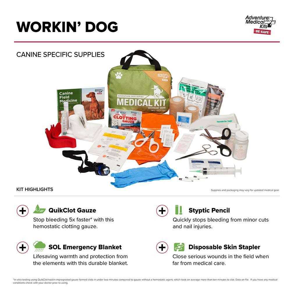 Adventure Medical Dog Series Workin Dog First Aid Kit - Pet Supplies online store