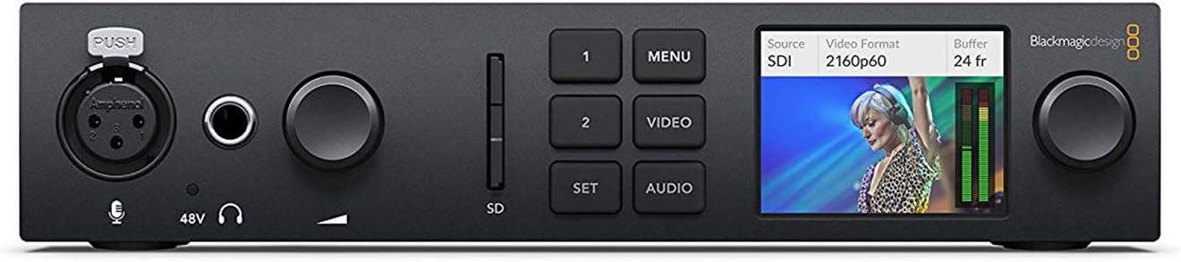 Blackmagic Design UltraStudio 4K Mini with 64GB Extreme PRO Memory Card & 3' HDMI Cable Bundle