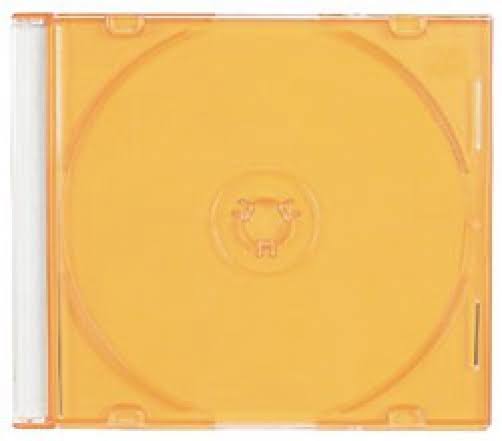 CheckOutStore 1000 Slim Orange Color CD Jewel Cases