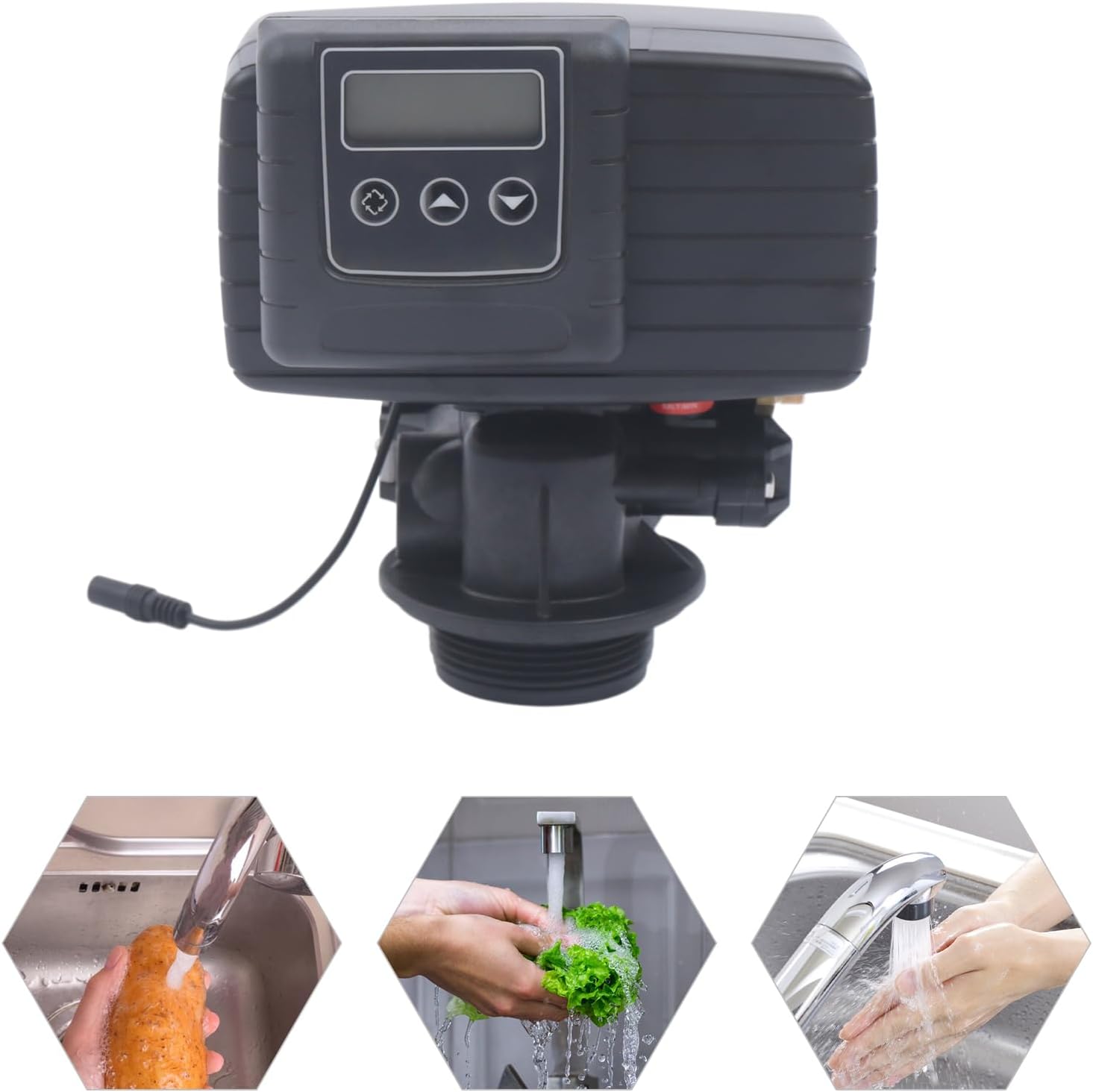 Water Softener Timer Valve 5600SXT Time Type Digital Control Valve for Water Softeners, Automatic Operation for Soften and Purify Water