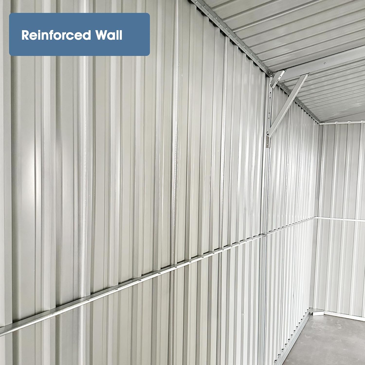 Chery Industrial Heavy-Duty Metal Garage Shed 20'x13'
