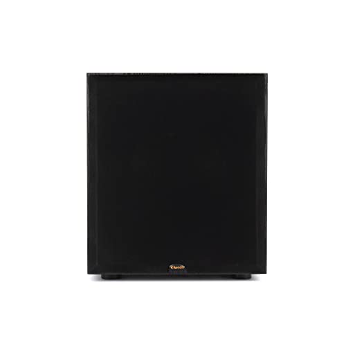 Klipsch Synergy Black Label Sub-100 10” Front-Firing Subwoofer with 150 Watts of continuous power, 300 watts of Dynamic Power, and All-Digital Amplifier for Powerful Home Theater Bass