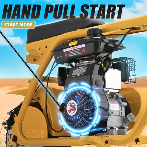 Mini Bike, Gas Dirt Bike, Minibike, Gas Powered Mini Bikes for Adults, 99cc-4 Stroke Pit Bike with Led Light, Min Dirtbike, Motorcycle Max Load 200 Lbs, Max Speed 28 Mph, Age13+