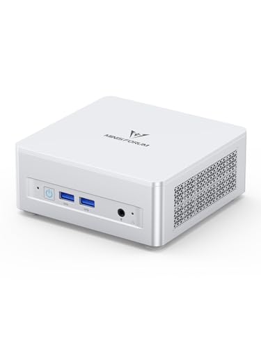 MINISFORUM UM880 Plus Mini PC AMD Ryzen 7 8845HS(8C/16T, up to 5.1GHz), 32GB DDR5 1TB PCIe4.0 SSD, HDMI+DP+USB4 Triple Outputs, OCuLink Port, 2.5G LAN, 5x USB Port, Radeon 780M Graphics Micro Computer