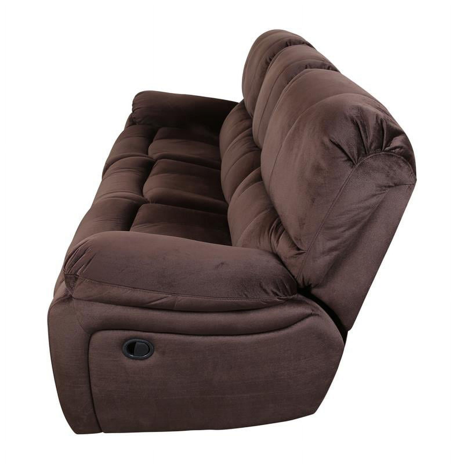 Corvallis Transitional Reclining Sofa - Chocolate
