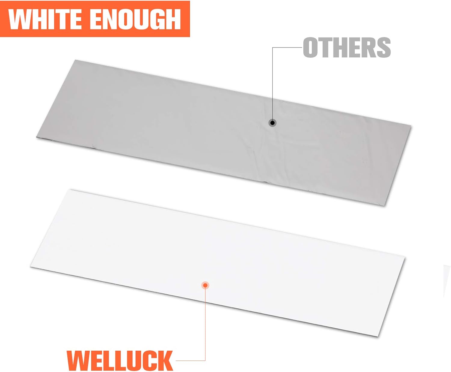 WELLUCK RV Roof Tape Sealant Roofing Tape, 6 Inch X 50 Foot Natural White RV Tape for Roof Repair Camper Trailer Boat Sealing Leak Repair, UV & Waterproof Pack of 2