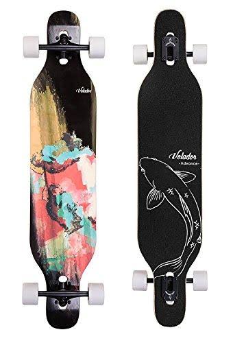 Volador 42inch Freeride Longboard Complete Cruiser Drop Through Deck - Camber