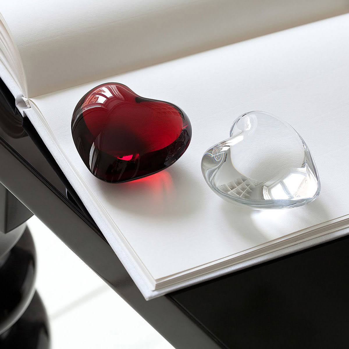 Baccarat Puffed Heart - Clear