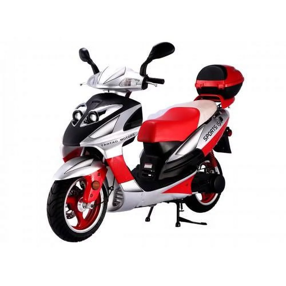 TaoTao Lancer 150cc Gas Fully Automatic Scooter with Matching Storage Trunk - Sporty Black