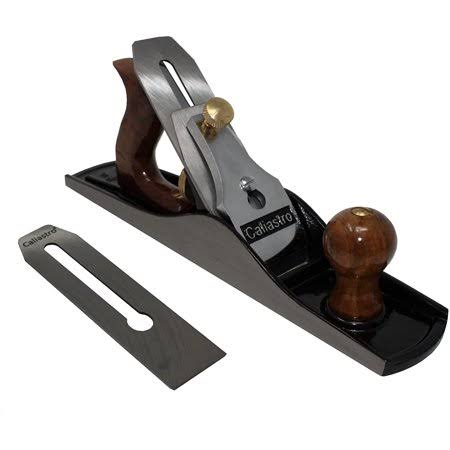 Caliastro Bench Plane NO. 5 - Iron Jack Plane - Fully Adjustable Wood Hand Planer, 14-Inches Long with 2-Inch Cutter, Includes 2