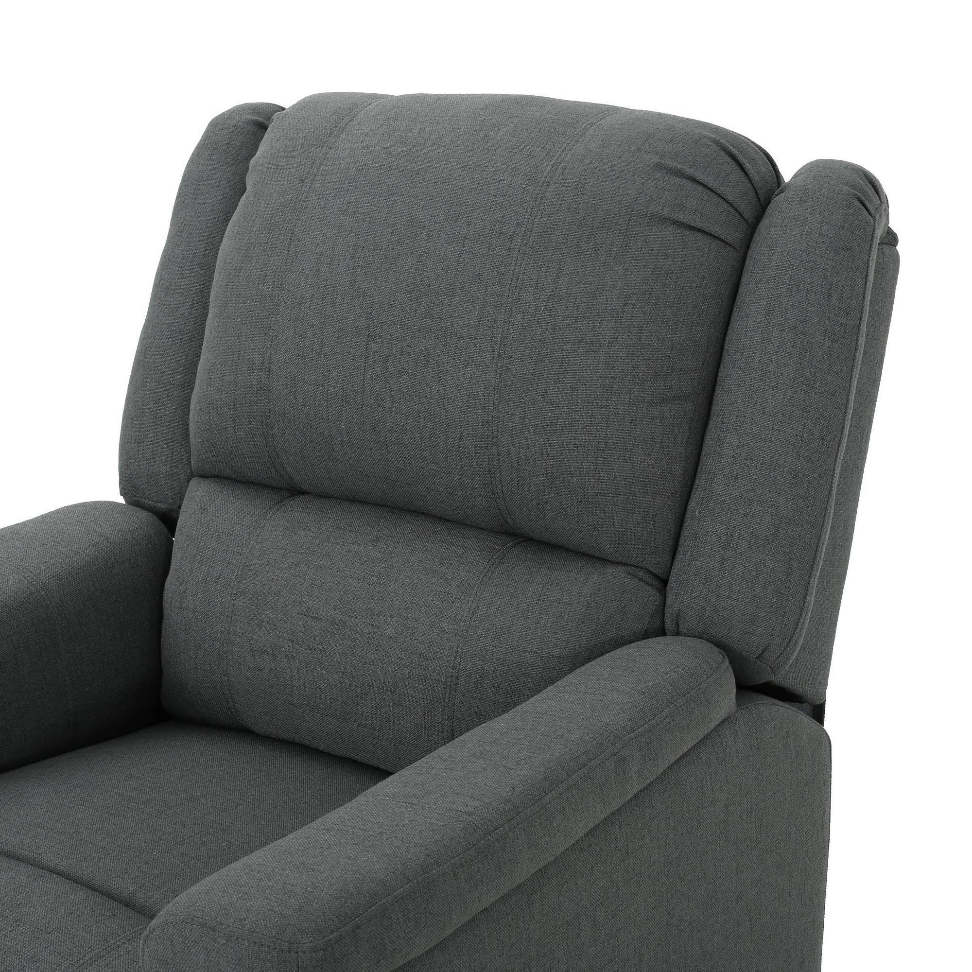 Christopher Knight Home Jennette Fabric Swivel Gliding Recliner by, Gray