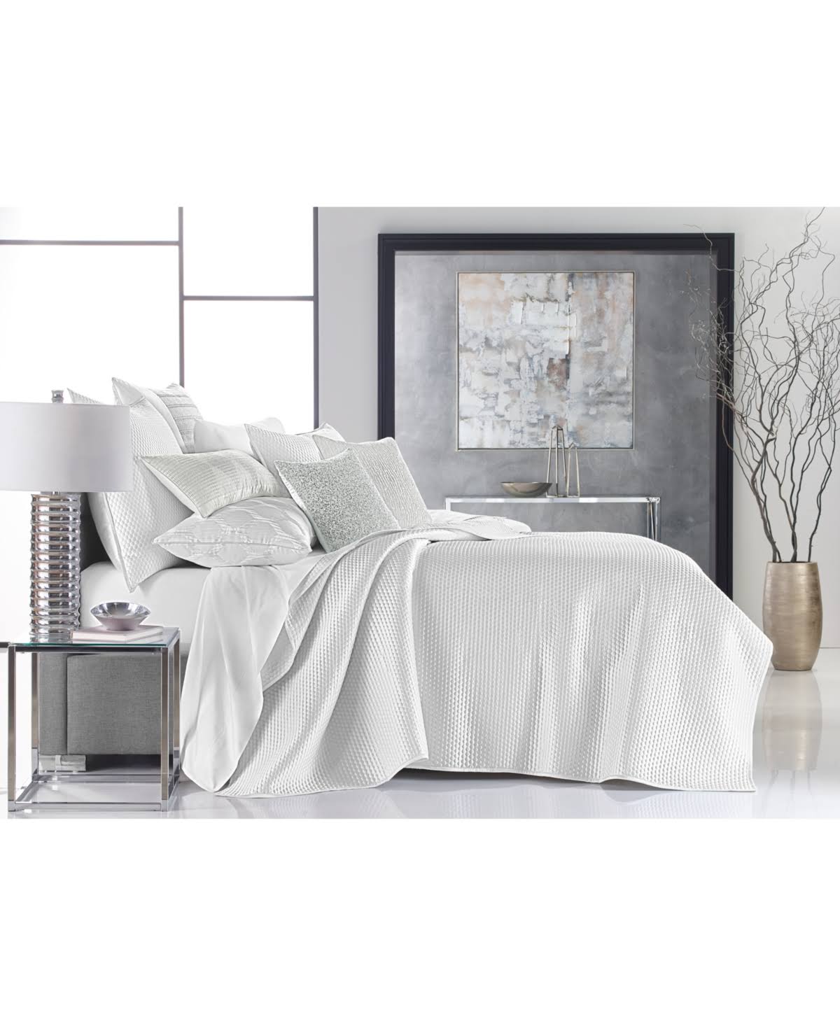 Hotel Collection Olympia Satin Coverlet Full/Queen