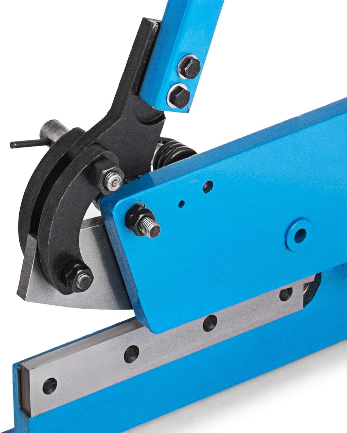 VEVOR Hand Plate Shear 5", Manual Metal Cutter Cutting Thickness1/4 Inch Max, Metal Steel Frame Snip Machine Benchtop 7/16 Inch Rod, for Shear Carbon Steel Plates and Bars