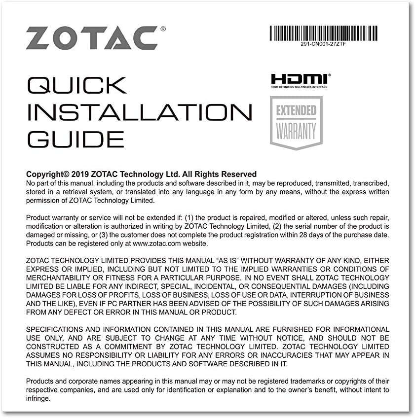 ZOTAC Gaming GeForce GTX 1630 4GB GDDR6 12 Gbps 64-bit Gaming Graphics Card, Super Compact, ZT-T16300F-10L