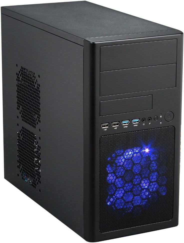 Rosewill Dual Fans MicroATX Mini Tower Computer Case with USB 2.0 Cases Ranger-M Black