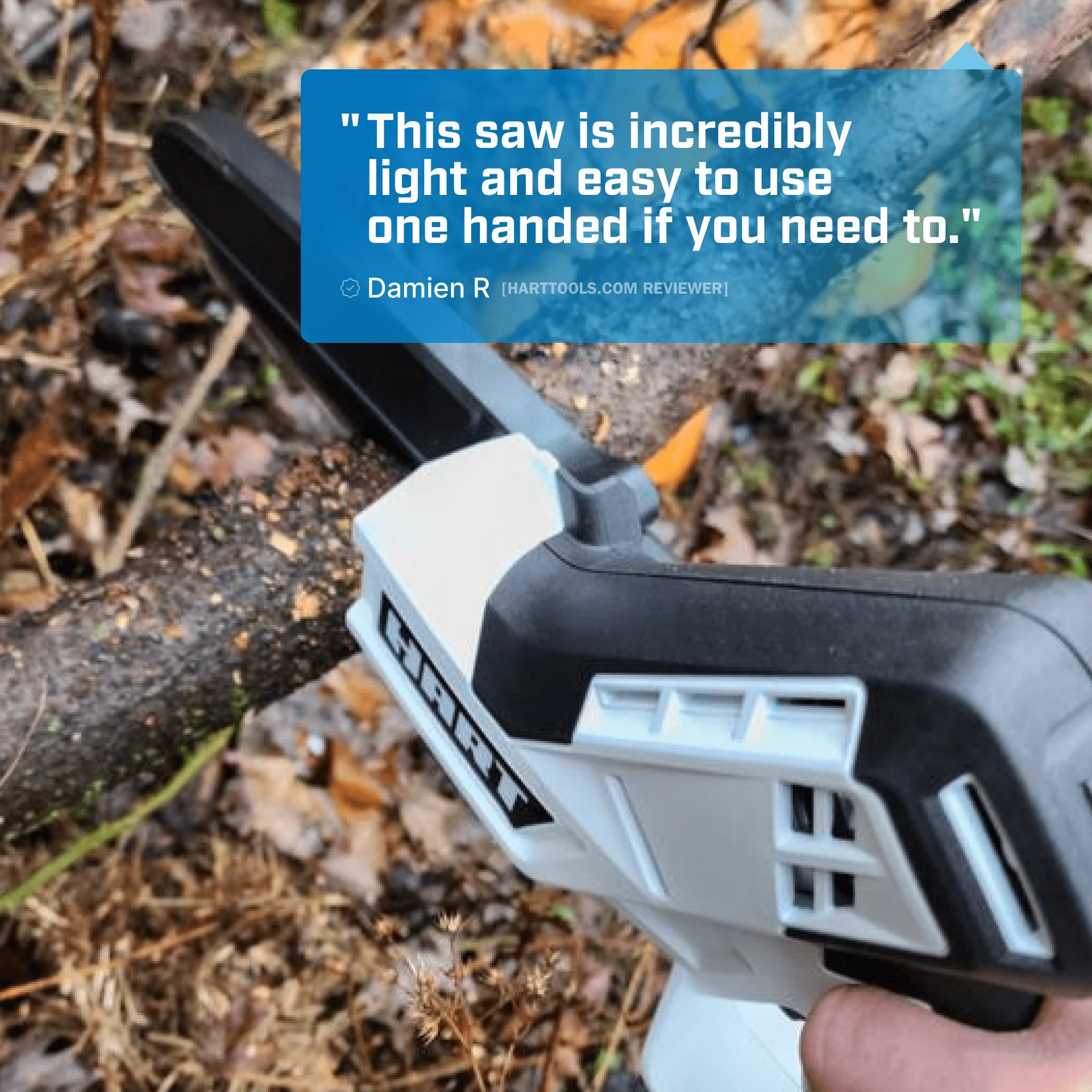 HART 20-Volt 6-inch Battery-Powered Pruning Saw Kit, (1) 2.0Ah Lithium-Ion Battery