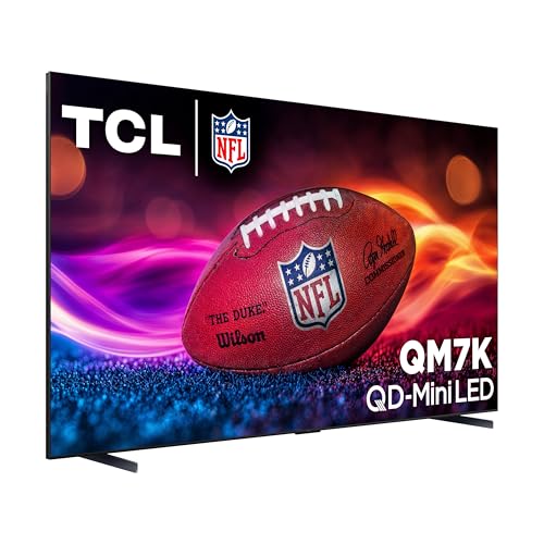 TCL 55-Inch Class QM7K Series QD-Mini LED 4K UHD Google Smart TV Best Premium Mini-LED TV - QLED, 144hz, 240hz Gaming Rate, Anti-Reflective Screen, Bang & Olufsen Audio, Atmos (55QM7K, 2025 Model)