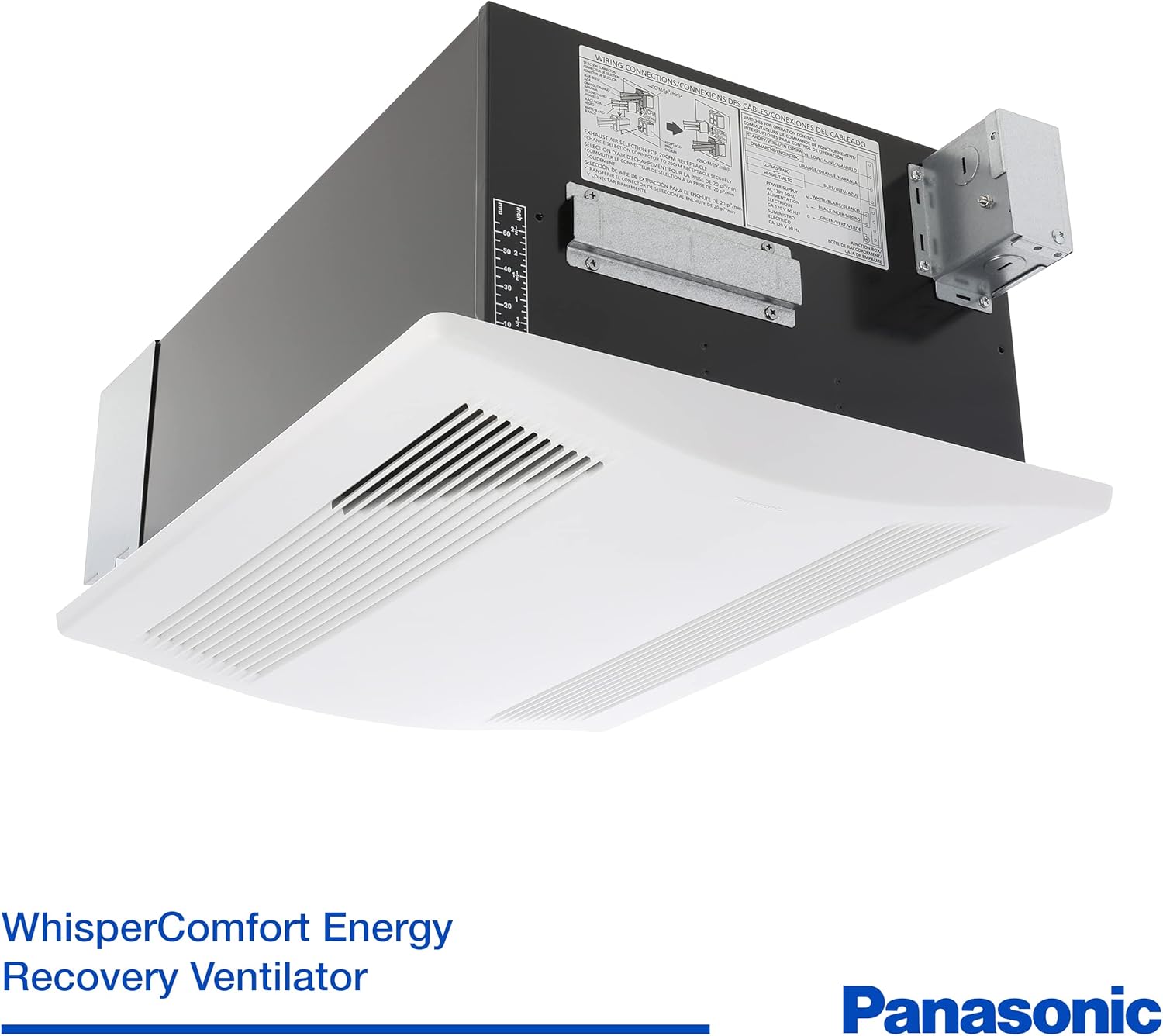 Panasonic FV-04VE1 WhisperComfort Balanced Air Solution ERV - Quiet, Long-Lasting Ventilation Fan