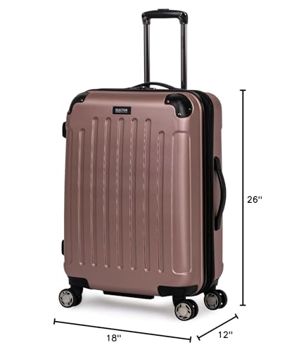 Kenneth Cole REACTION Renegade Luggage Expandable 8-Wheel Spinner Lightweight Hardside Suitcase, Seafoam, 20-Inch Carry On