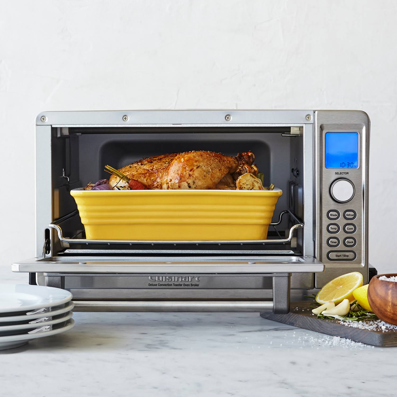 Cuisinart TOB-135N Deluxe Convection Toaster Oven Broiler, Stainless
