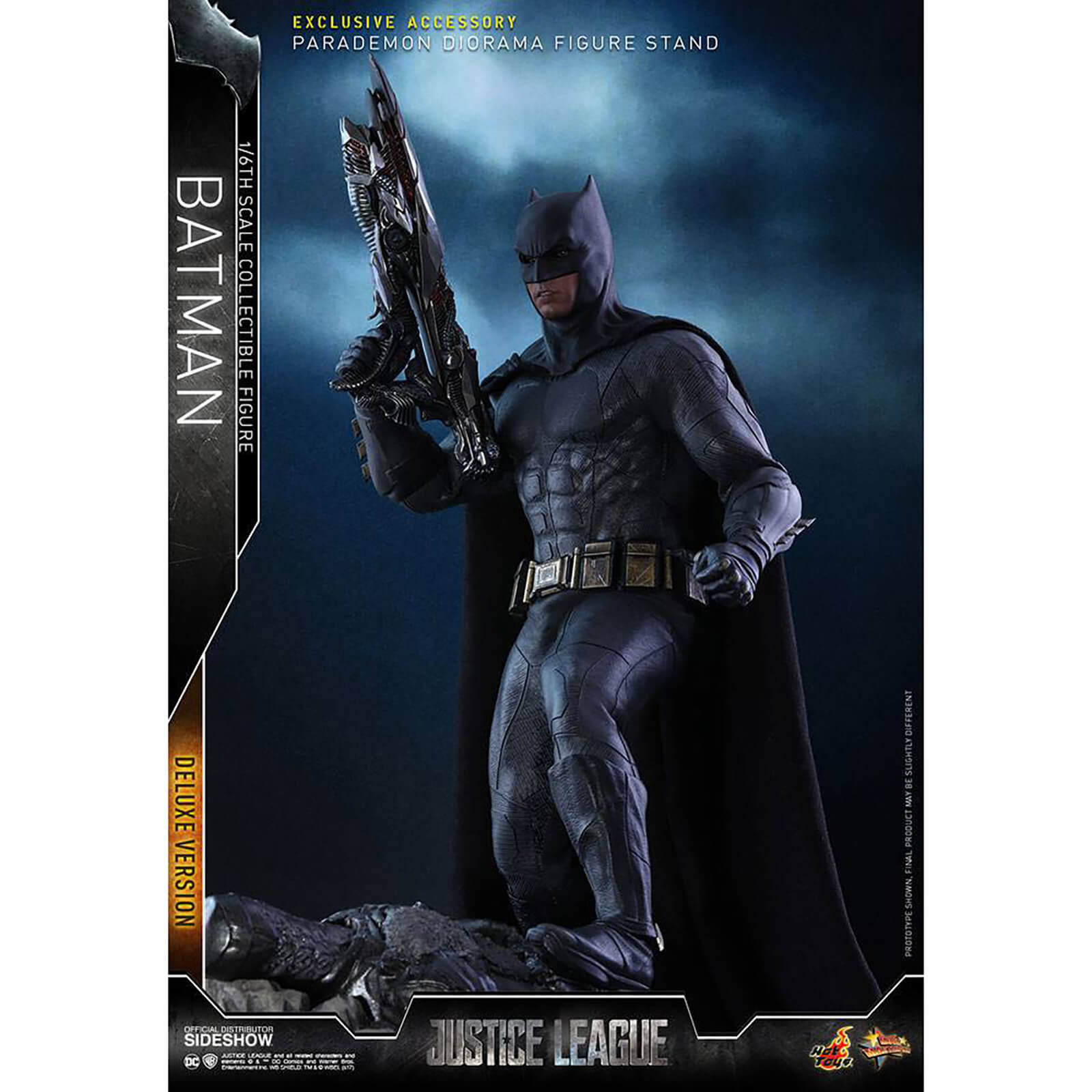 Hot Toys 1/6 Justice League Batman (Deluxe) MMS456 Sixth Scale Figure
