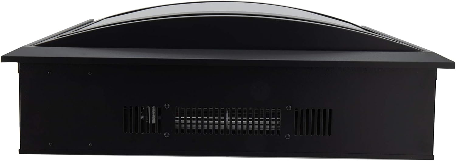 RecPro RV Fireplace 28 | 26 Cutout Size | Electric RV Fireplace | Curved Glass | Camper | Heater | Remote Included