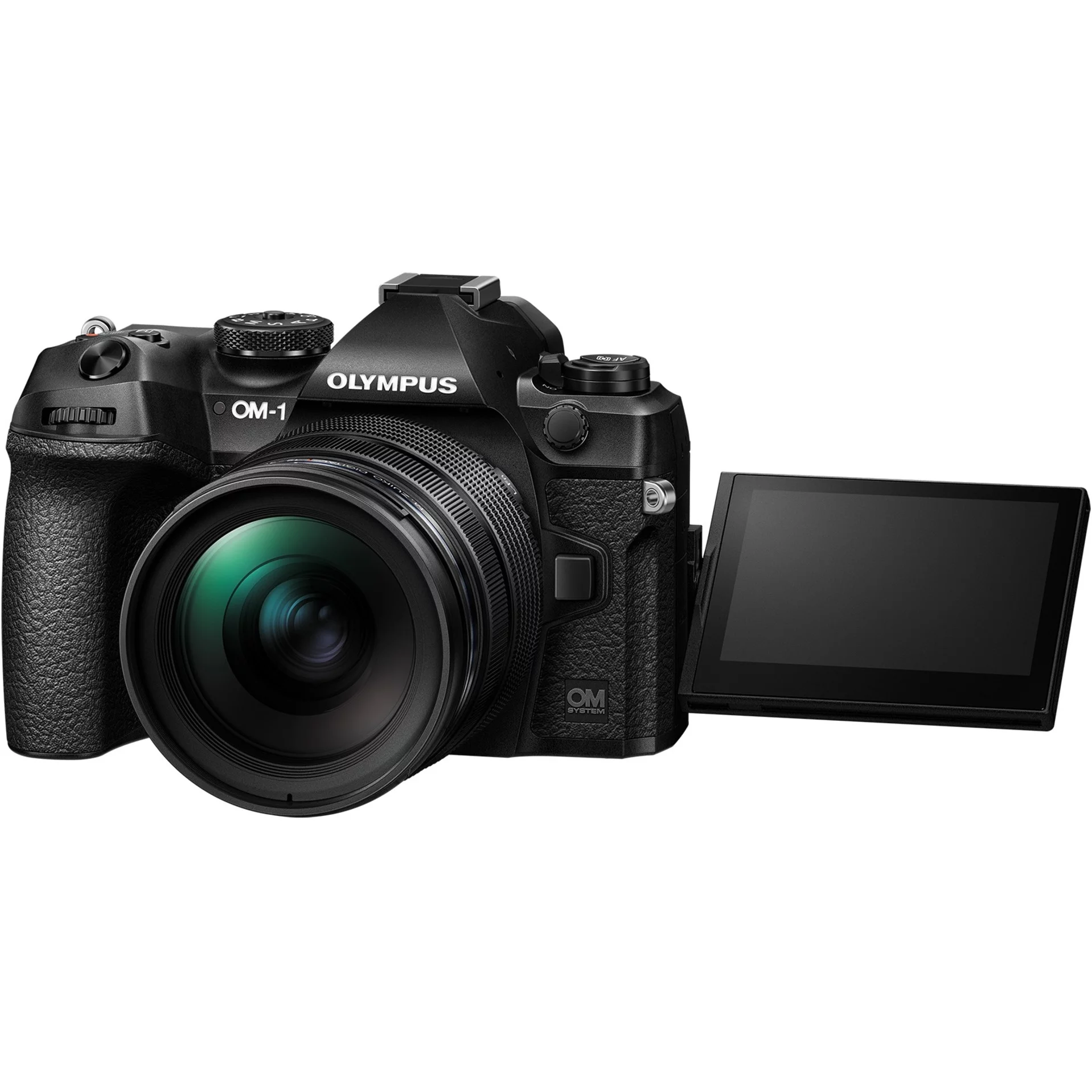 Olympus OM SYSTEM OM-1 20.4 Megapixel Mirrorless Camera with Lens, 0.47", 1.57", Black