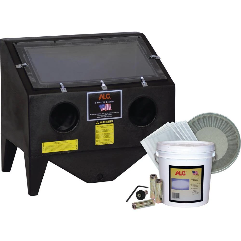 ALC Bench Top Abrasive Blaster Cabinet with Starter Kit 4039010
