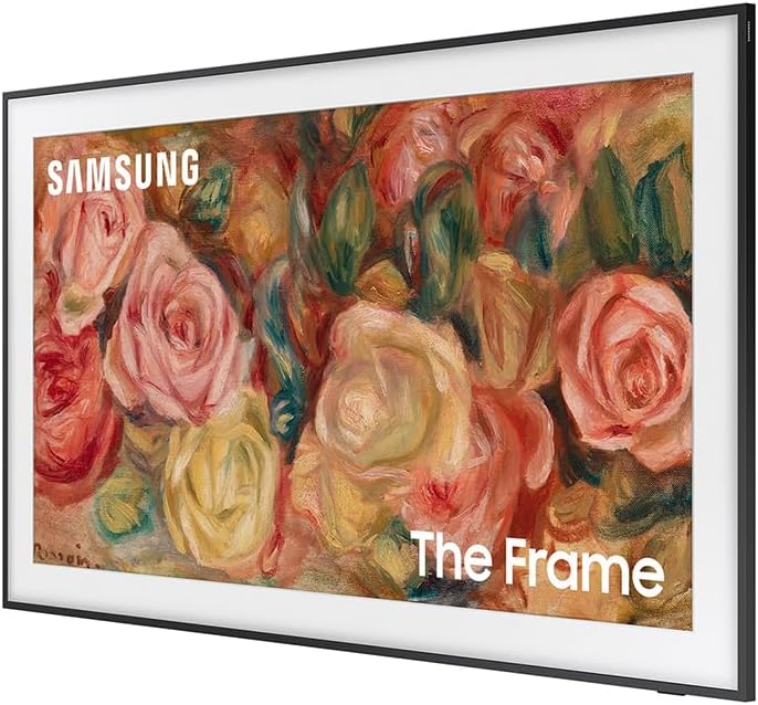 Samsung QN55LS03DAFXZA 55 inch The Frame QLED 4K Smart TV 2024 Bundle with 2 YR CPS Enhanced Protection Pack
