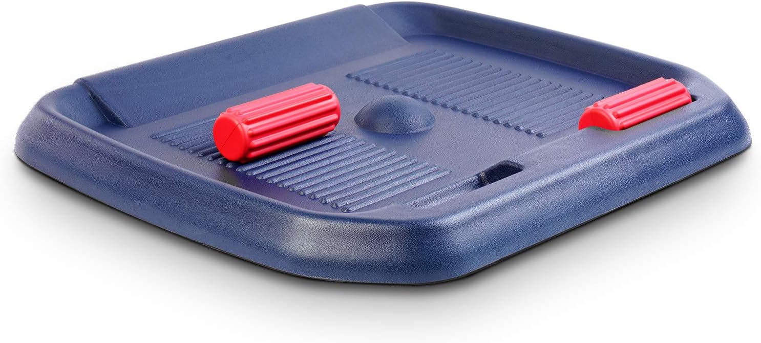 FEZIBO Standing Desk Anti Fatigue Mat with Ergonomic Design Comfort Floor Mat Blue Pack of 2