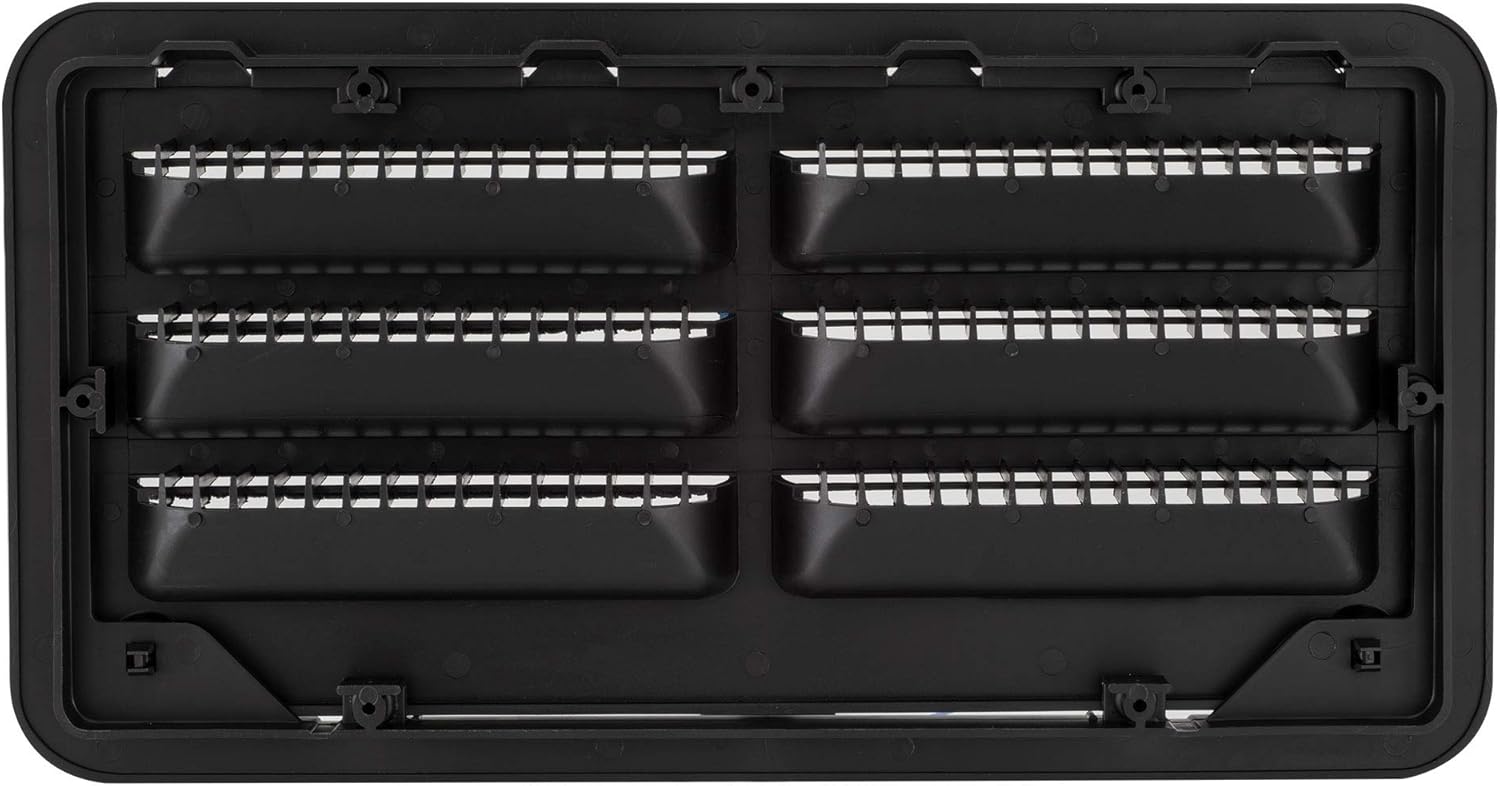 RecPro RV Camper Trailer 20 Dometic Refrigerator Side Wall Vent, Black 3316941.004