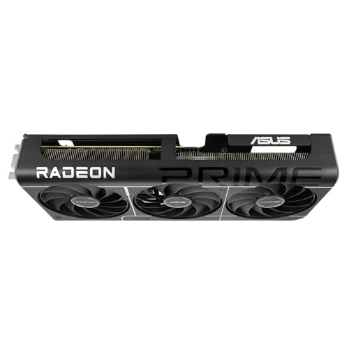 ASUS Prime Radeon™ RX 9070 XT OC Edition Graphics Card (PCIe 5.0, HDMI/DP 2.1, 2.5-Slot Design, axial-tech Fans, Dual Ball Fan Bearings, Dual BIOS, GPU Guard)