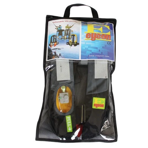 Top Safety Adult Life Jacket with Whistle - Manual Version Inflatable Lifejacket Life Vest PFD for Boating Fishing Kayaking Canoeing Sailing Paddle Boarding SUP Water Ski Light Weight Adjustable Size