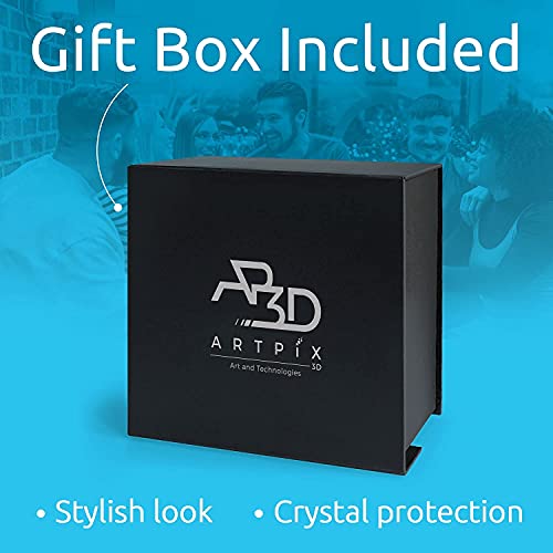 ArtPix 3D Premium Crystal Photo, Personalized Gifts for Mom, Women, Wife, Men, Her, Husband,Grandma, Great Customized Gift With Your Own Photo, Custom Birthday 3D Picture Rectangle, Couples Gifts