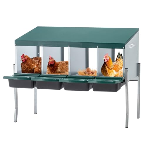 3-Tier Large Wooden Chicken Coop for 8-10 Chickens,Outdoor Walk-in Chicken Coop House with Run&Nesting Boxes,Hen House Poultry Pet Habitat Hutch Cage W/Pull Out Trays&Wire Fencing(95"×80"×83")