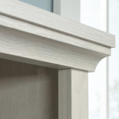 Sauder 5 Tier Book Shelf Wooden Bookcase Multipurpose Bookshelf for Home Office, Living Room, in Chalked Chestnut
