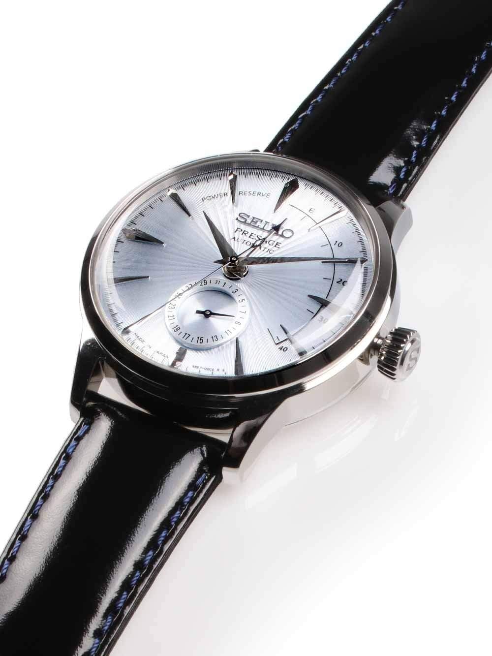 SEIKO PRESAGE Power Reserve Ice Blue Cocktail Time"Sky Diving" SSA343J1