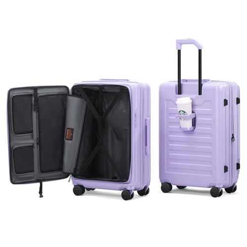 ROAMING Grace Expandable Carry On Luggage Airline Approved, 20 Inch Hardside Carry On Suitcase with Wheels, Travel Harshell Spinner Small Luggage with Tsa Lock, Jade cyan, 20-Inch Carry-On