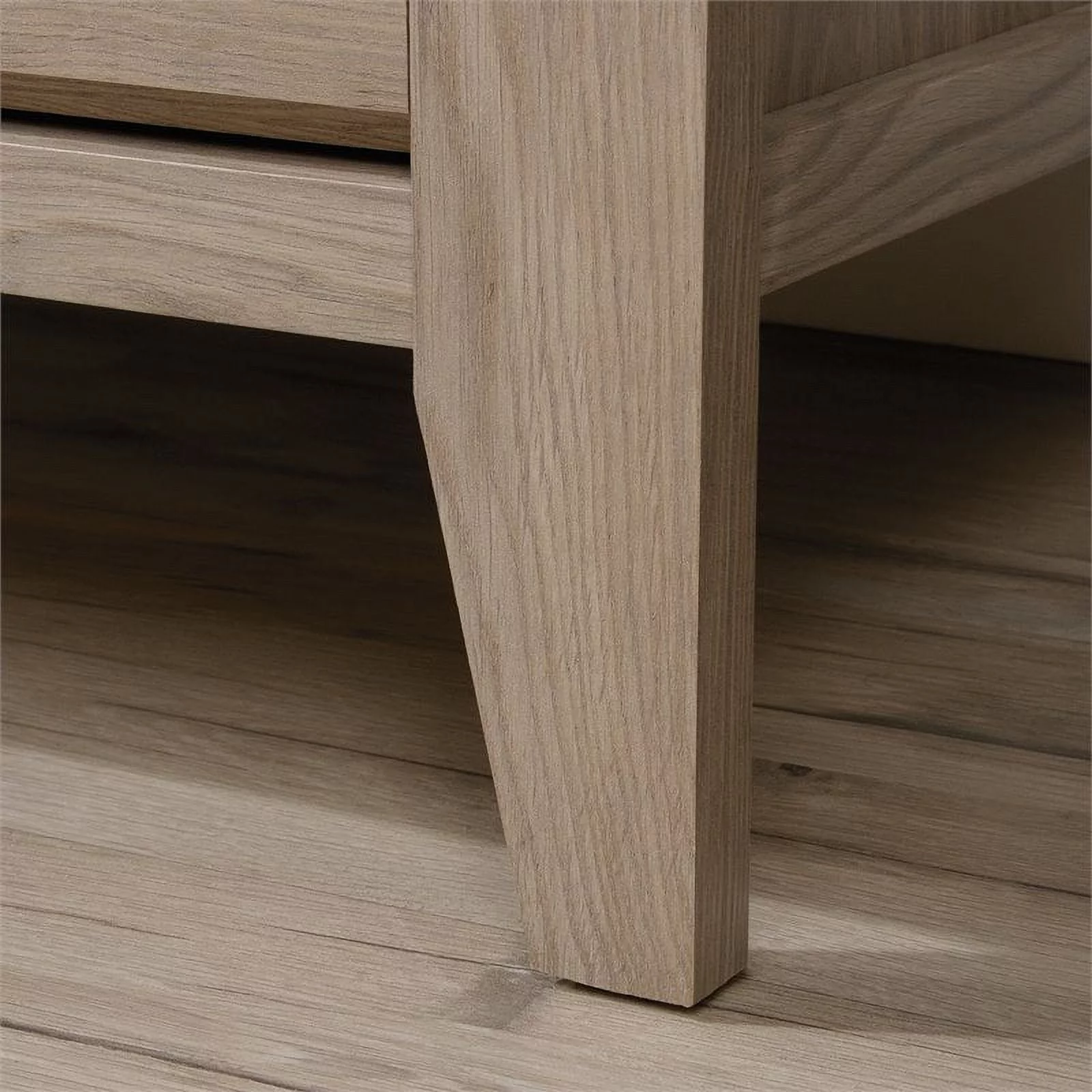 Allora Contemporary Wood Bedroom Armoire in Laurel Oak