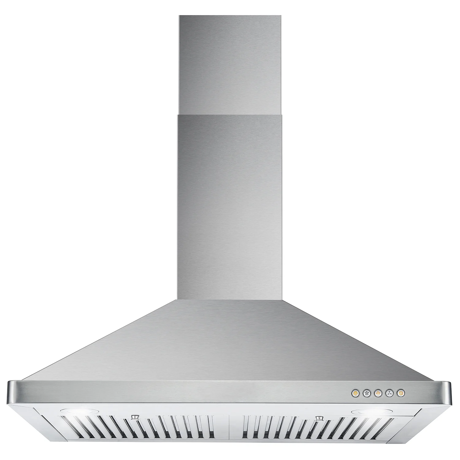Cosmo 5 Piece Kitchen Appliance Package With 30" Electric Cooktop 30" Wall Mount Range Hood 24" Single Electric Wall Oven 30" Over-The-Range Microwave & French Door Refrigerator