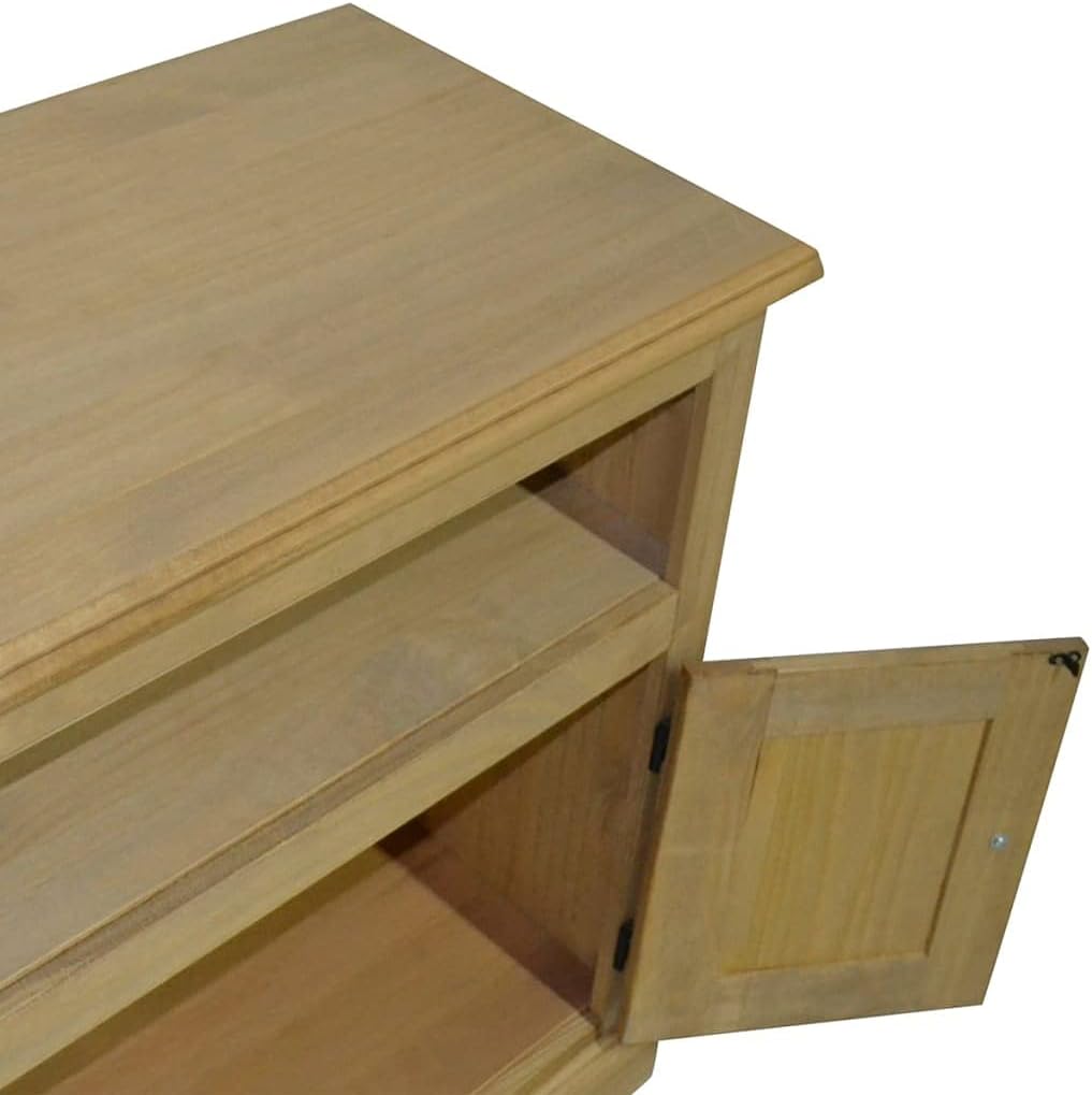 Rustic TV Cabinet, Flat-Screen TV Cabinet,Media Console,with Storage Space,for Living Room,Bedroom,Office,Entertainment Center,TV Cabinet Mexican Pine Corona Range 31.5"x16.9"x30.7"