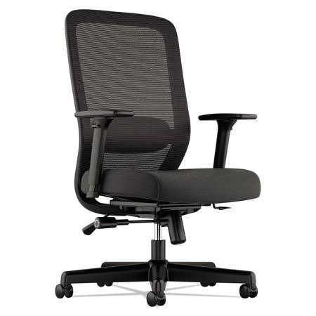 HON Exposure Mesh High-Back Task Chair, Supports Up to 250 lbs., Black Seat/Black BACK, Black Base BSXVL721LH10